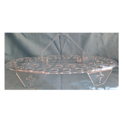 Communion Tray Perspex 40 hole     (**NEW**)